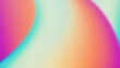 © Enso - Retro grainy gradient background noise texture effect summer poster design orange teal green pink abstract wave pattern