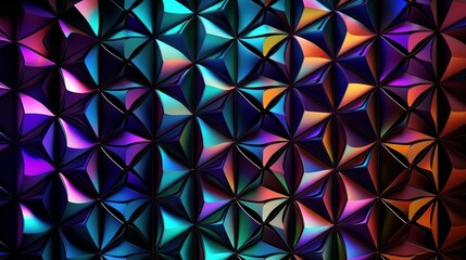 Aufkleber - A vibrant and dynamic abstract background with various shapes and colors. Generative ai