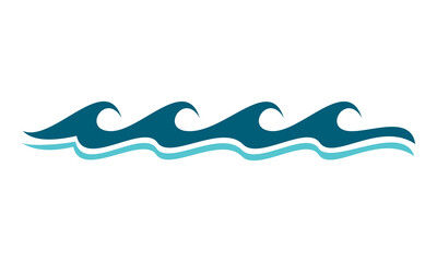 Poster - big water wave vector logo