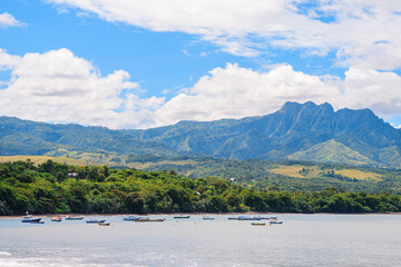 Wall Mural - panoramic view of flores island, indonesia