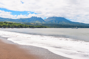 Wall Mural - panoramic view of flores island, indonesia