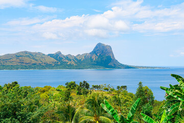 Wall Mural - panoramic view of flores island, indonesia