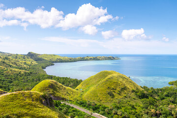 Wall Mural - panoramic view of flores island, indonesia