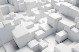 Fototapeta Przestrzenne - abstract cube background
