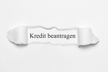 Poster - Kredit beantragen	