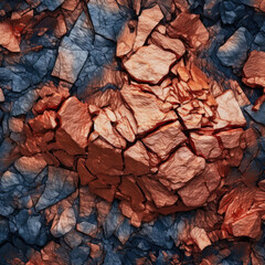 copper ore texture . Generative AI