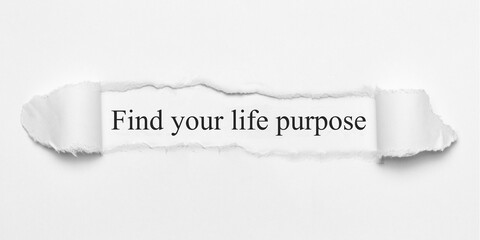 Wall Mural - Find your life purpose	