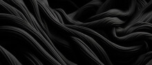 Background With Natural Expensive Dark Fabric. High Quality  Generative AI