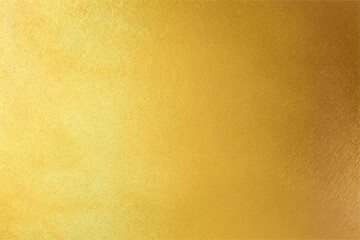 Wall Mural - Shiny gold foil polished background with the reflection of golden light.