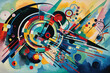 Kaleidoscopic Dreams: A Kandinsky inspired Reverie
