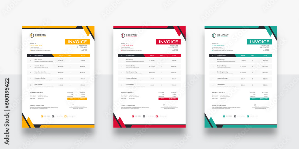 Invoicing Paper professional business invoice template. creative invoice Template Paper ...