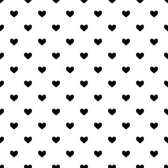  Seamless heart pattern background.Simple heart shape seamless pattern in diagonal arrangement. Love and romantic theme background.