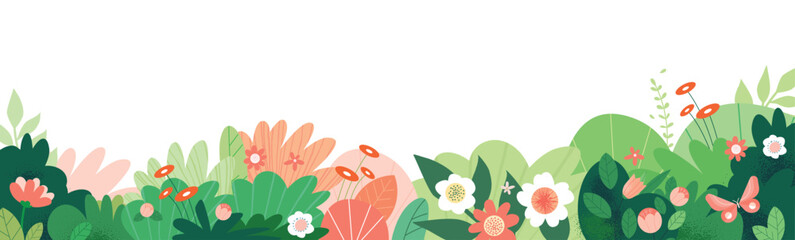 Nature background. Vector illustration for graphic and web design, social media, banner, wedding, advertising, 