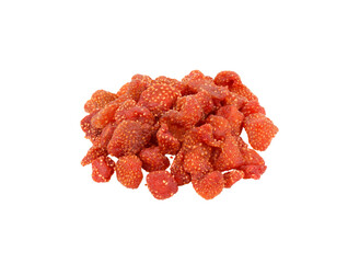 Poster - Dried strawberry isolated on transparent png