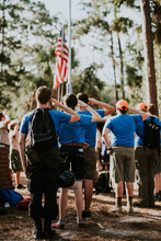 Boy Scouts Salute Flag