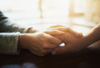 © Donson/peopleimages.com - Closeup, love and hands with support, trust and care with unity, bad news and comfort. Zoom, hand and people with bonding, healing and compassion with sympathy, hope and prayer with gratitude or help