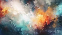 Abstract Watercolor Background. Stylish Art Texture Banner. Abstract_Painting.