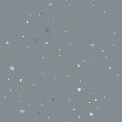 Poster - Terrazzo flooring textured surface modern abstract pattern. Vector seamless abstract repeat with chips of marble or granite in soft pastel colors.