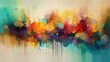 © RocknRoller Studios - Modern Design Texture Banner. Contemporary Painting. Generative AI.