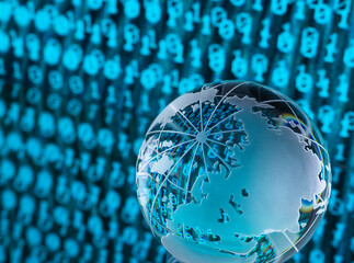 Cloud computing, conceptual image