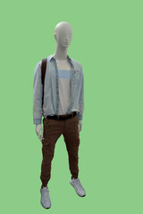 Sticker - Full length male mannequin