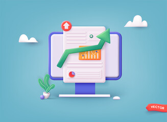 Wall Mural - business data analysis. stock investment exchange. financial statistics. financial report chart, dat