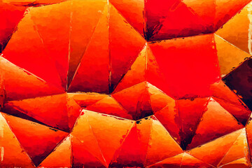 Wall Mural - colorful triangles pattern with a rough texture background. background texture wall and have copy sp