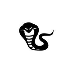 Canvas Print - simple cobra snake icon illustration vector