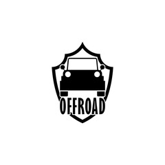 Wall Mural - Off road car icon isolated on transparent background