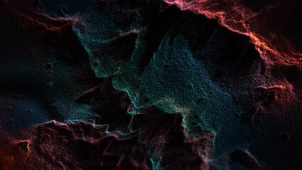 space flight red and blue deep space background