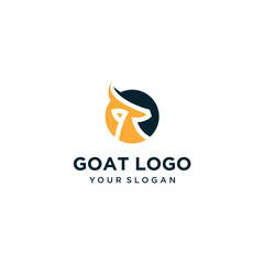 goat logo design with letter r inspiration