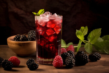 Mulberry drink. ai