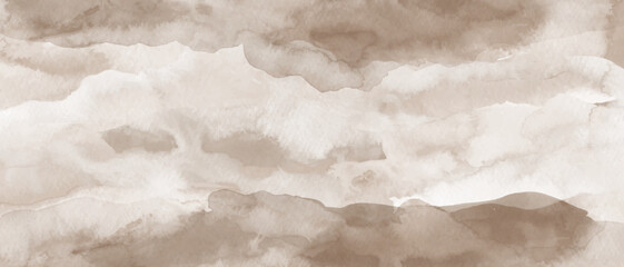 Elegant marble, stone surface texture. Watercolor, ink vector background with white, brown, grey, beige.