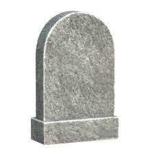 Gravestone With Copy Space 3d Rendering