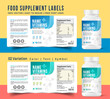 © Artfriend - Vitamin, Supplement, vitamin label design, label design, food label, multi vitamin, health design, bottle product jar label, vita, packaging, capsule label.