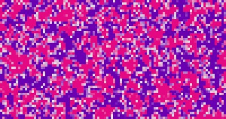 Wall Mural - animated multicolored pixel background. 4k resolution abstract pixel motion design transition. pixel