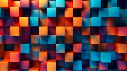 Generative AI, a grid pattern for a structured and organized website design
