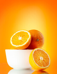 Wall Mural - Fresh orange fruits