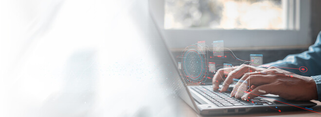 Programmer Coding Classes. Web Developer Coder In Office.
