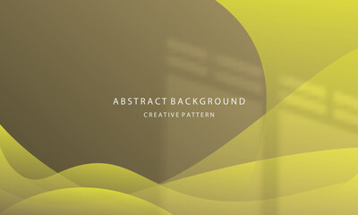 Wall Mural - Abstract geometric gradient background Waves Transparency Elegant Yellow Color Simple Attractive For EPS 10 Presentation