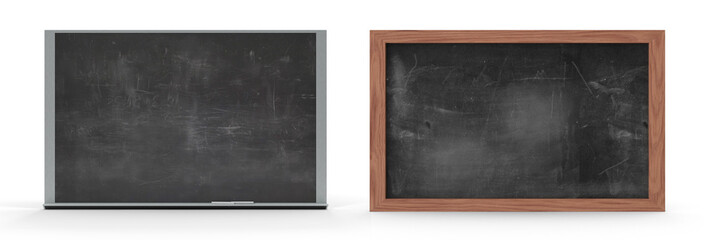 blank blackboard isolated on transparent background