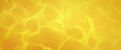 Banner Abstract Golden wave dots texture with glowing defocused particles on gold gradient background.