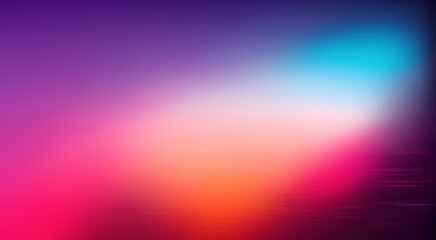 color gradient abstract background. blur neon glow. defocused bright purple pink orange light flare 