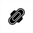 © NAPISAH - Sanitary pad icon with wings. Vector illustration on white background