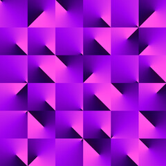 Fototapete - Background with trendy pink and violet gradient. 3d rendering digital illustration