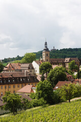 Canvas Print - The panorama of Rothenburg ob der Tauber, Germany	