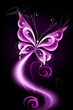 Pink Butterfly Graphic