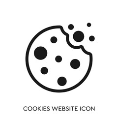 Wall Mural - cookies - vector website icon. vector element for web page.
