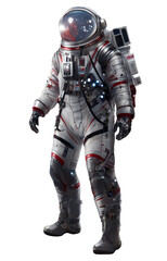 Wall Mural - Space suits isolated on transparent background.  Ai generated.