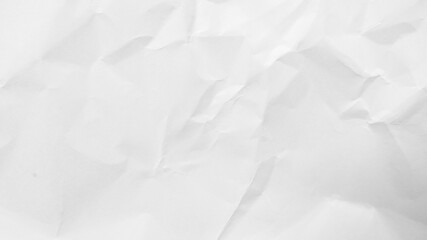 White Paper Texture background. Crumpled white paper abstract shape background with space paper recycle for text